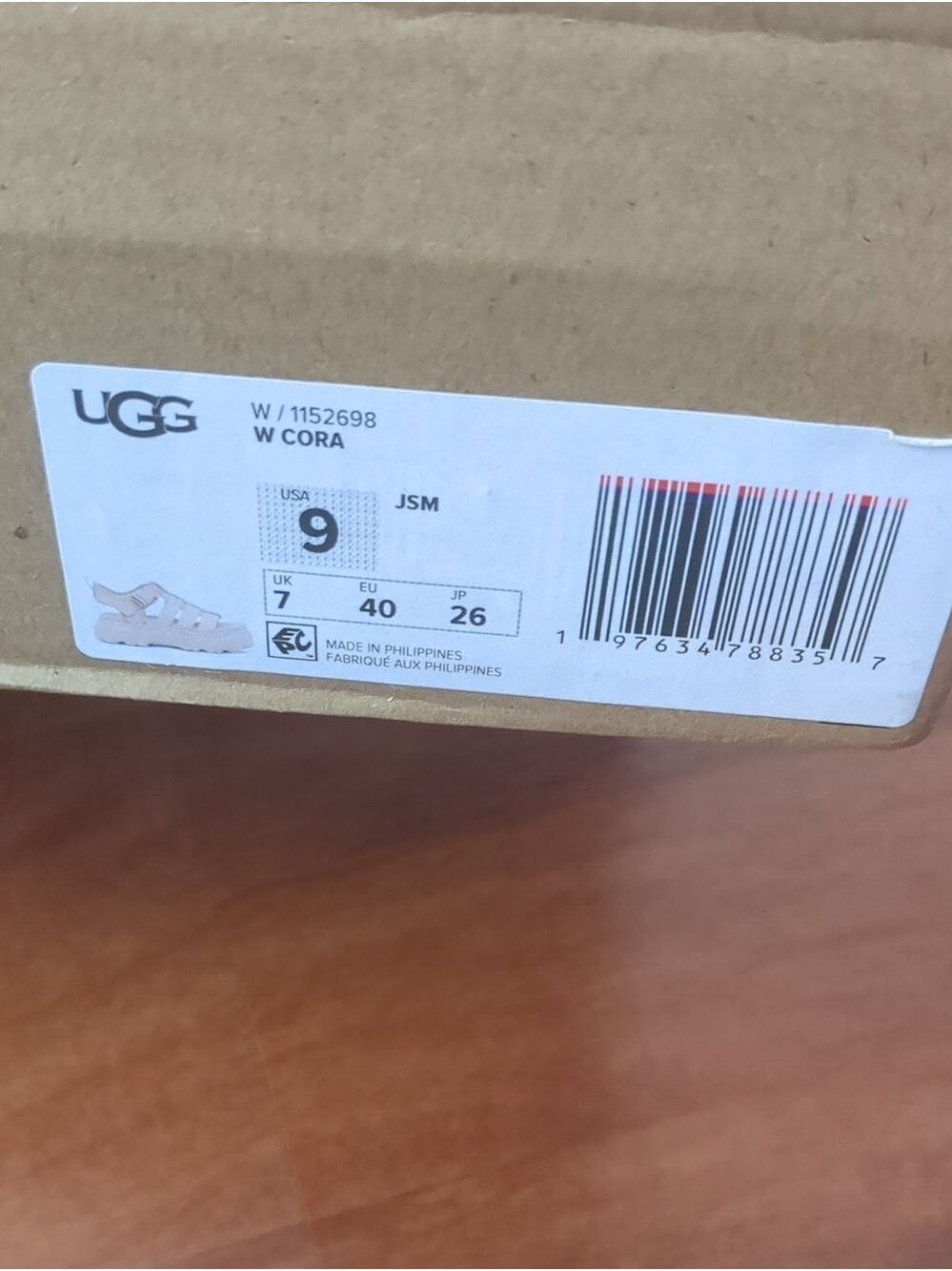 New Ugg Cora Platform Sandal Size 9 - Picture 9 of 10